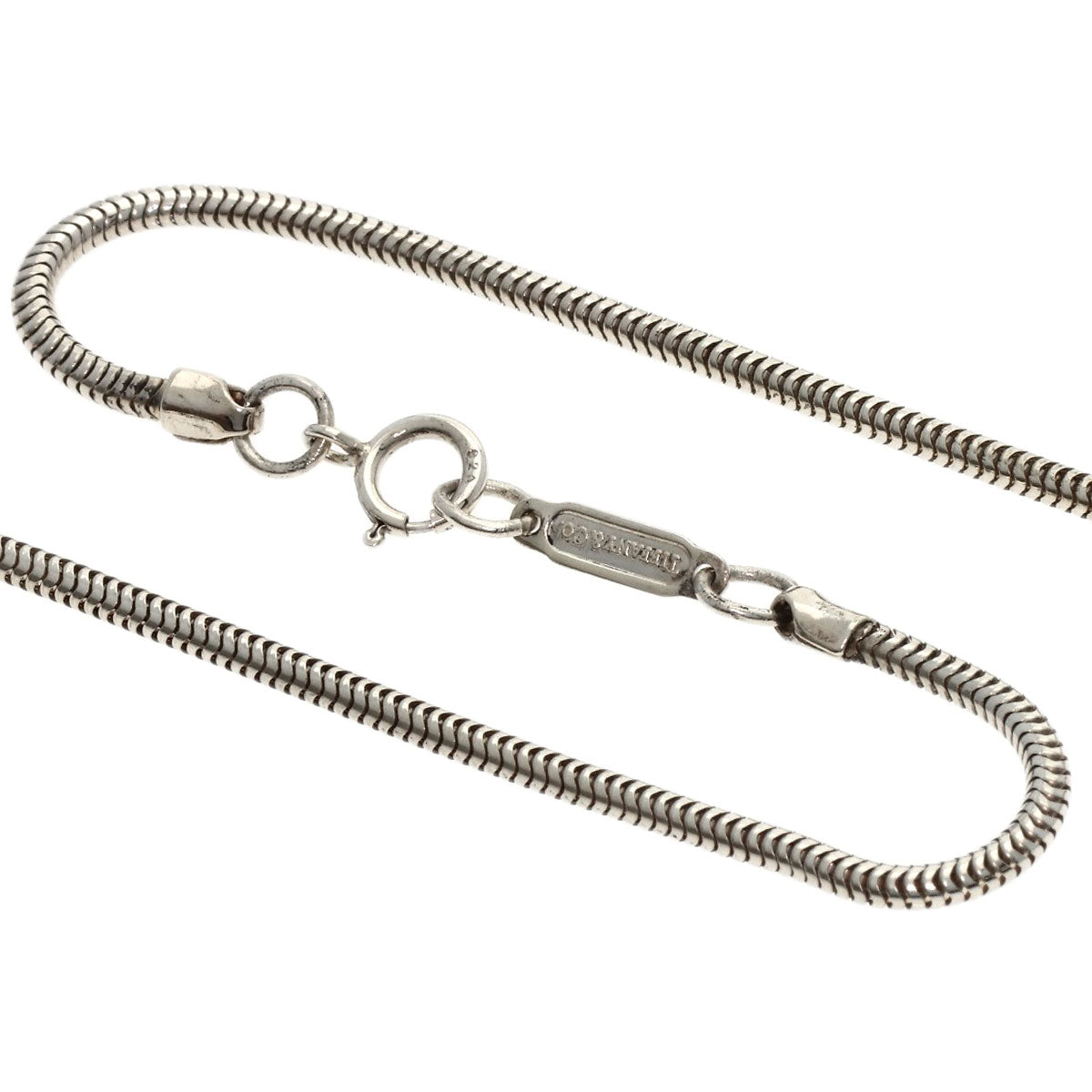 TIFFANY&Co. 1837 bar Necklace Silver Ladies [Used]