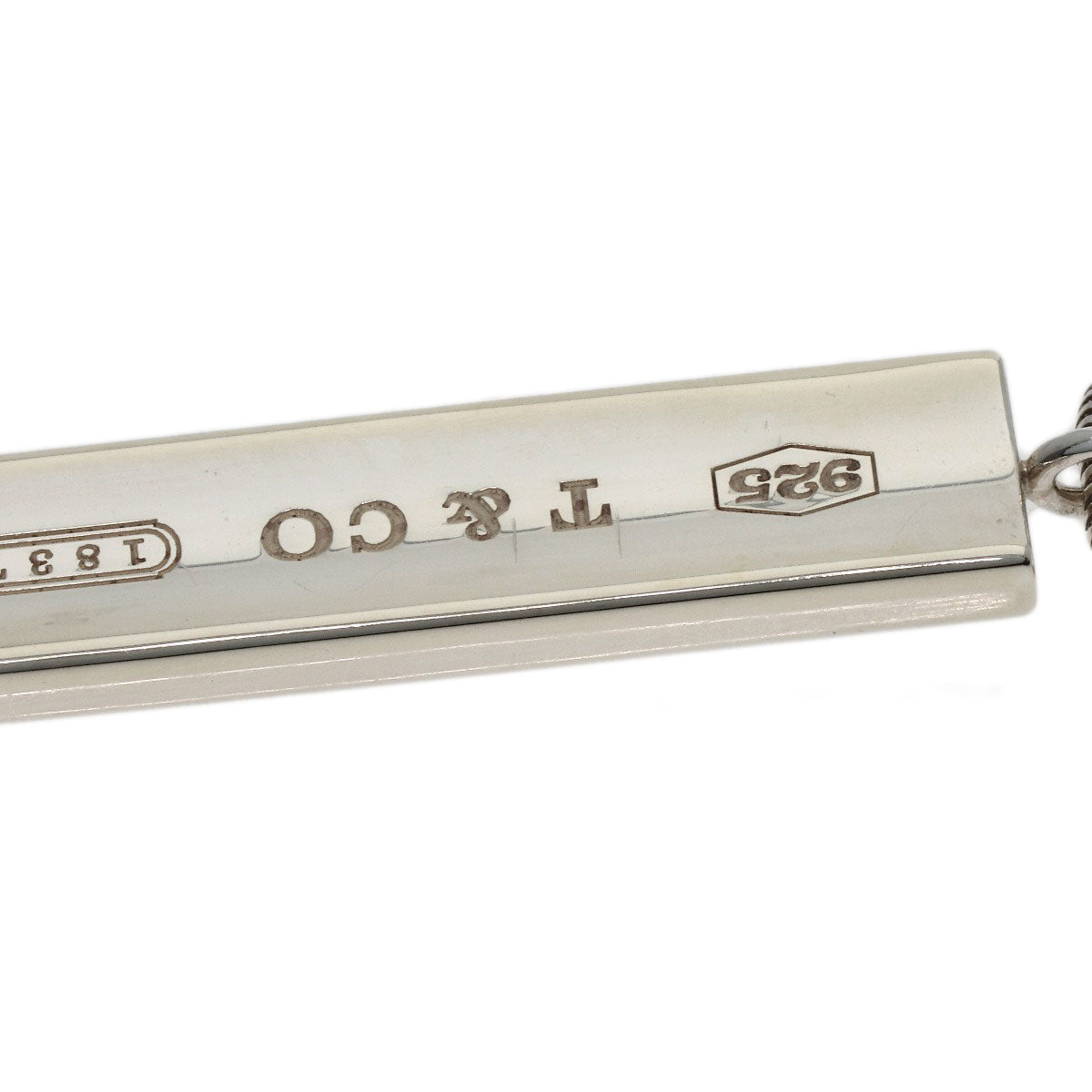 TIFFANY&Co. 1837 bar Necklace Silver Ladies [Used]
