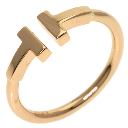 TIFFANY&Co. TWire Ring K18 Pink Gold Ladies [Used]