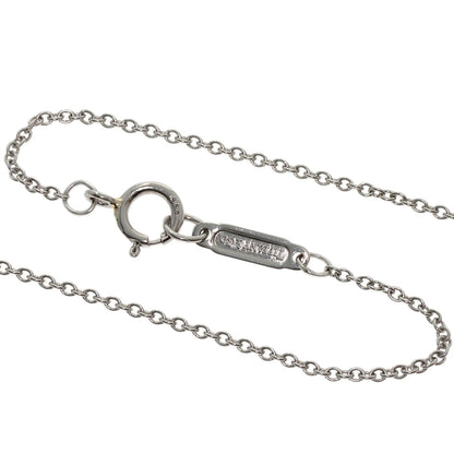 TIFFANY&Co. Bezel set 4P Diamond Necklace Platinum PT950 Ladies [Used]