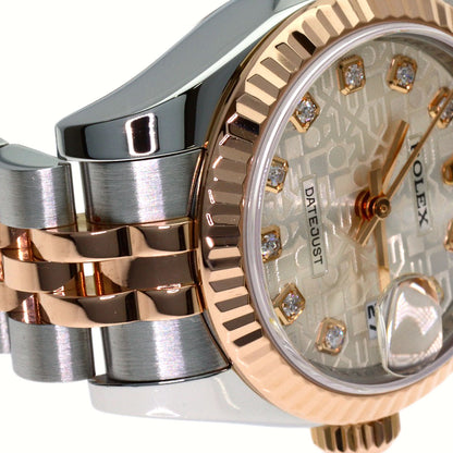 ROLEX DATEJUST 10P Diamond Watches 179171G Stainless Steel/SSxK18PG Ladies