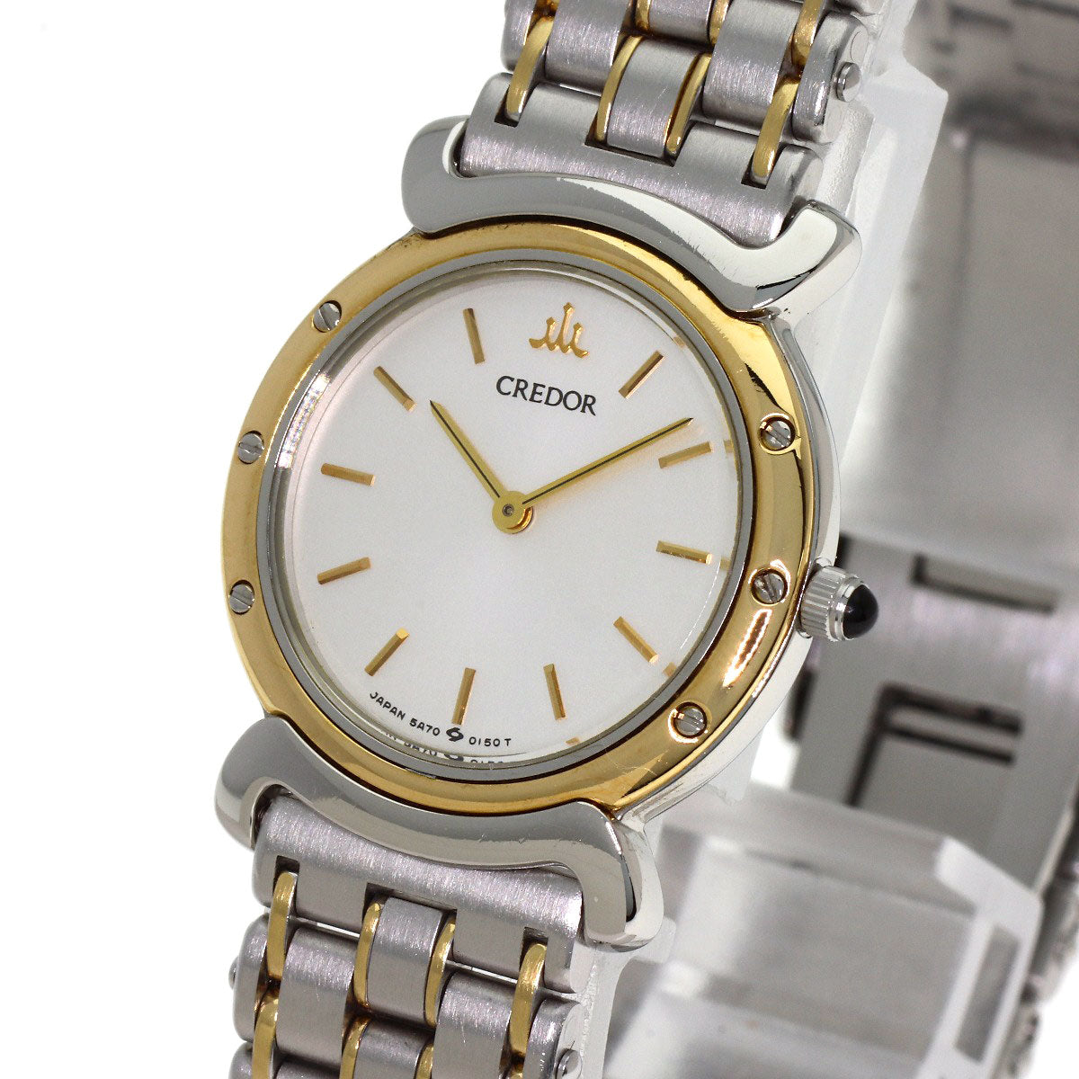 SEIKO CREDOR Watches 5A70-0040 Stainless Steel/Stainless Steel Ladies
