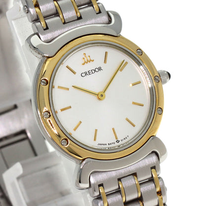 SEIKO CREDOR Watches 5A70-0040 Stainless Steel/Stainless Steel Ladies