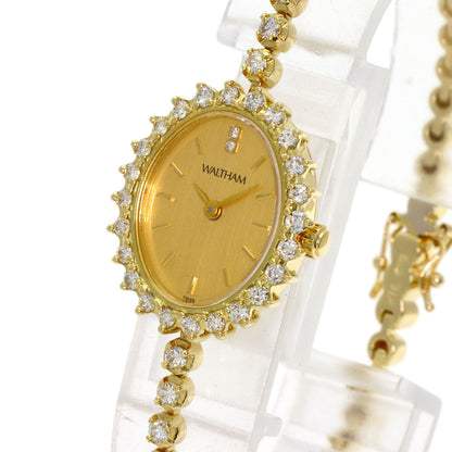 WALTHAM Dress watch diamond Watches 95530.52 K18 Yellow Gold/Diamond Ladies