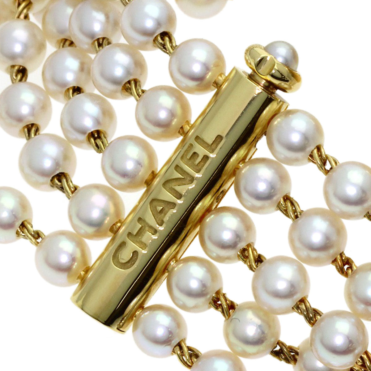 CHANEL Mademoiselle Pearl Pearl Watches H0007 K18 Yellow Gold/Pearl Ladies