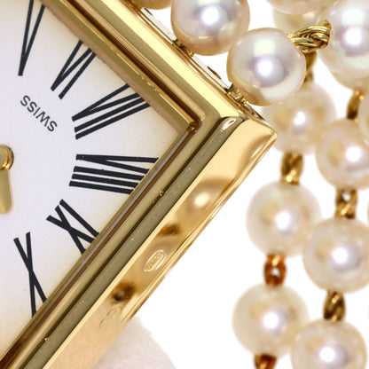 CHANEL Mademoiselle Pearl Pearl Watches H0007 K18 Yellow Gold/Pearl Ladies
