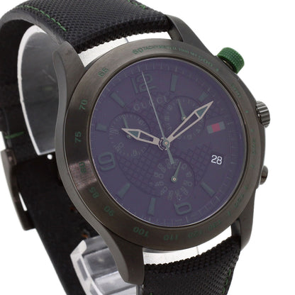GUCCI G Timeless Chrono Watches YA12625 Stainless Steel/Leather mens