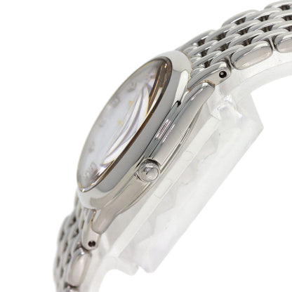 SEIKO CREDOR Oval 12P Diamond Watches 1E70-0BH0 Stainless Steel/Stainless Steel Ladies