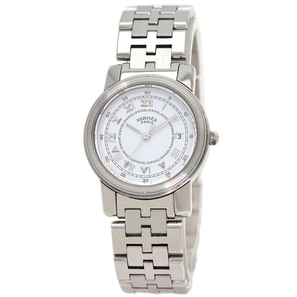HERMES Carrick Watches Stainless Steel/Stainless Steel Ladies