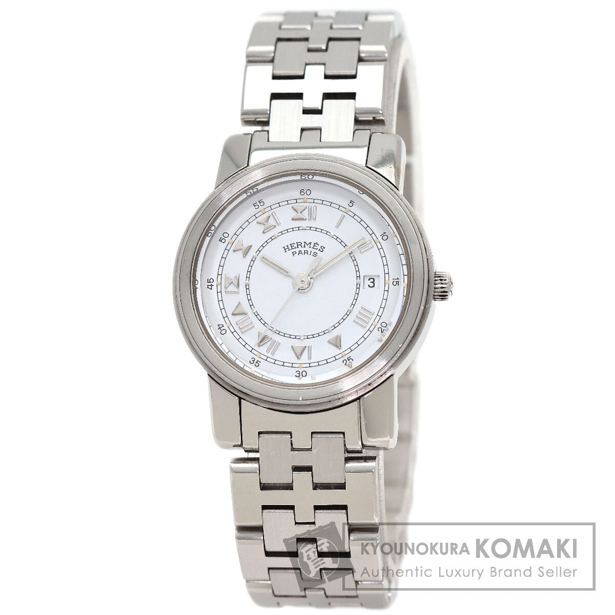 HERMES Carrick Watches Stainless Steel/Stainless Steel Ladies