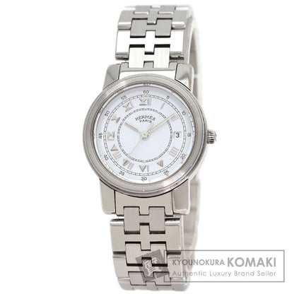 HERMES Carrick Watches Stainless Steel/Stainless Steel Ladies