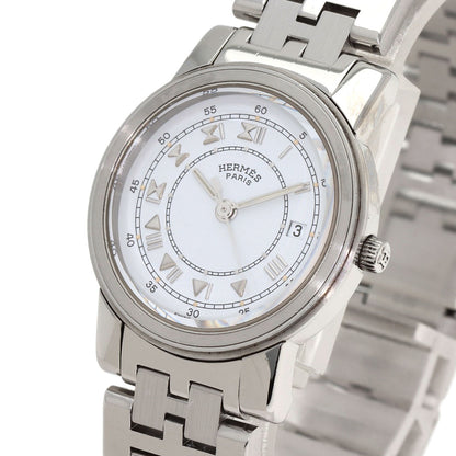 HERMES Carrick Watches Stainless Steel/Stainless Steel Ladies