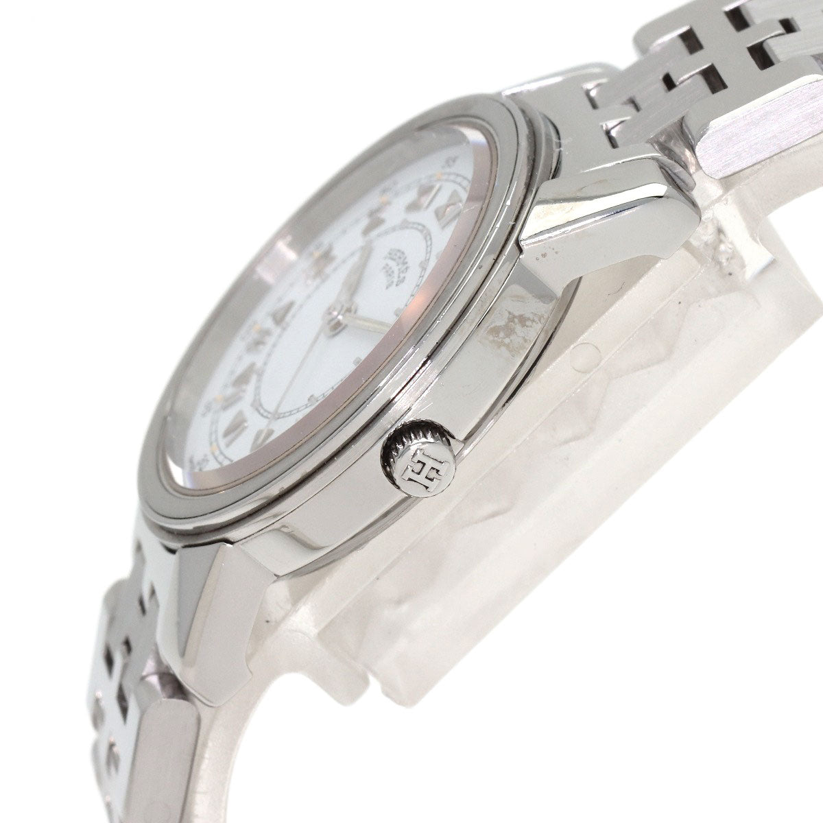HERMES Carrick Watches Stainless Steel/Stainless Steel Ladies