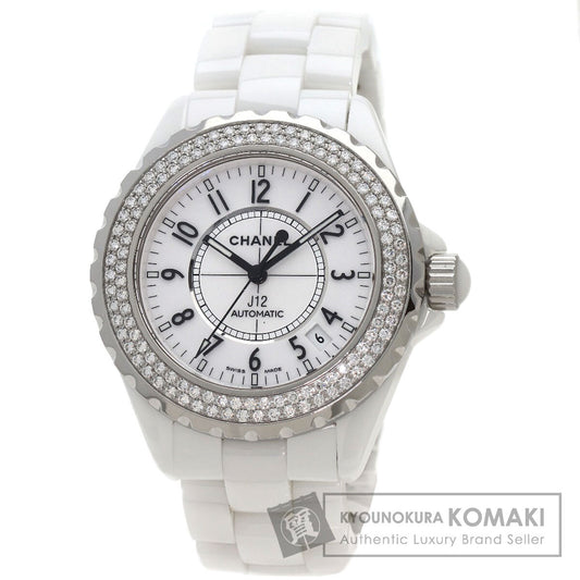 CHANEL J12 1.5" DiamondBezel Watches H0969 Ceramic/Ceramic mens