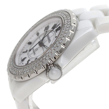 CHANEL J12 1.5" DiamondBezel Watches H0969 Ceramic/Ceramic mens