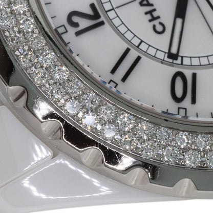 CHANEL J12 1.5" DiamondBezel Watches H0969 Ceramic/Ceramic mens