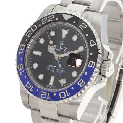 ROLEX GMT Master 2 Black and Blue Bezel Watches 116710BLNR Stainless Steel/Stainless Steel mens