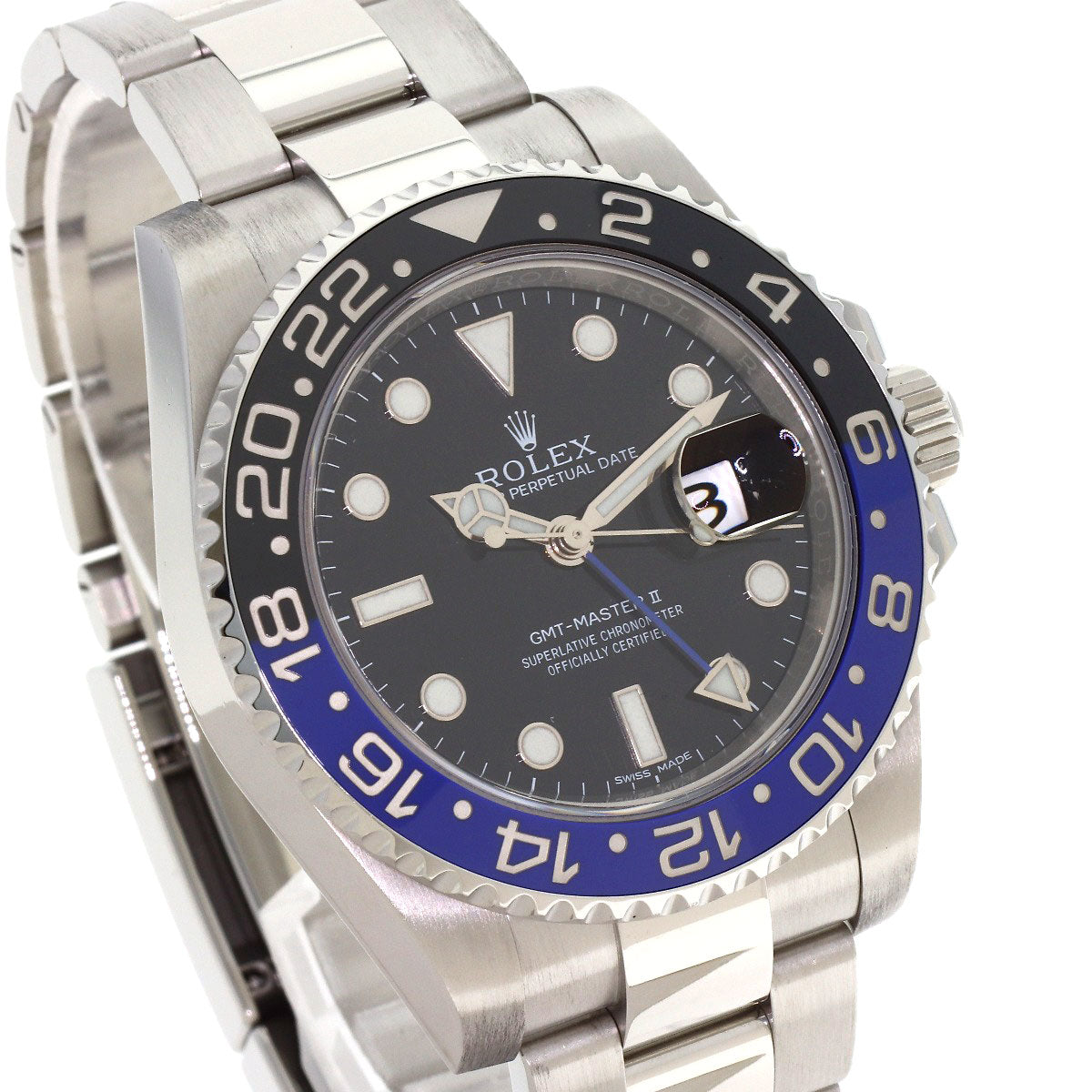 ROLEX GMT Master 2 Black and Blue Bezel Watches 116710BLNR Stainless Steel/Stainless Steel mens