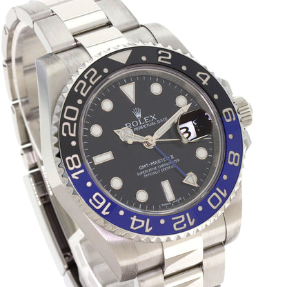 ROLEX GMT Master 2 Black and Blue Bezel Watches 116710BLNR Stainless Steel/Stainless Steel mens