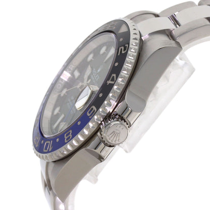 ROLEX GMT Master 2 Black and Blue Bezel Watches 116710BLNR Stainless Steel/Stainless Steel mens