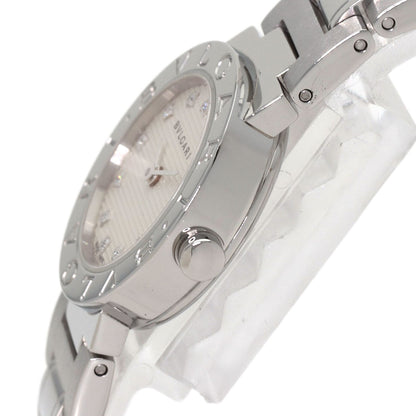 BVLGARI BVLGARI BVLGARI 12P Diamond Watches BB23WSS/12N Stainless Steel/Stainless Steel Ladies