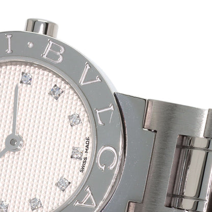 BVLGARI BVLGARI BVLGARI 12P Diamond Watches BB23WSS/12N Stainless Steel/Stainless Steel Ladies