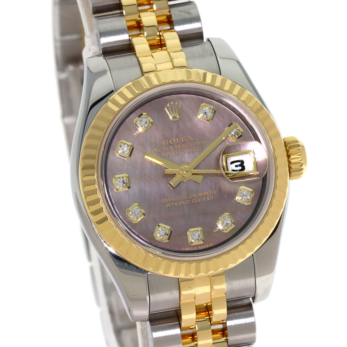 ROLEX Datejust Watches 179173NG Stainless Steel/SSxK18YG Ladies