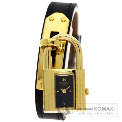 HERMES Kelly watch Watches Gold Plated/Leather Ladies