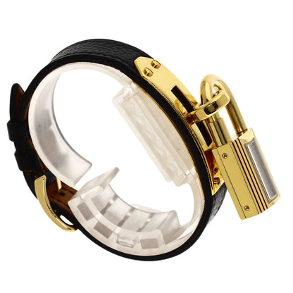 HERMES Kelly watch Watches Gold Plated/Leather Ladies