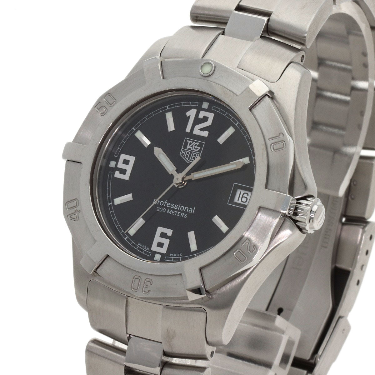 TAG HEUER Exclusive Professional 200 Date Watches WN1110 Stainless Steel/Stainless Steel mens