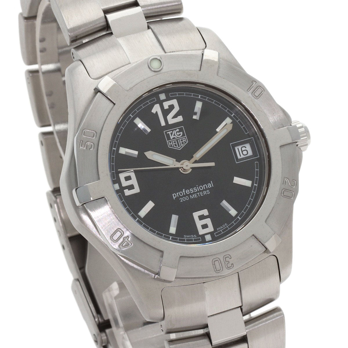 TAG HEUER Exclusive Professional 200 Date Watches WN1110 Stainless Steel/Stainless Steel mens