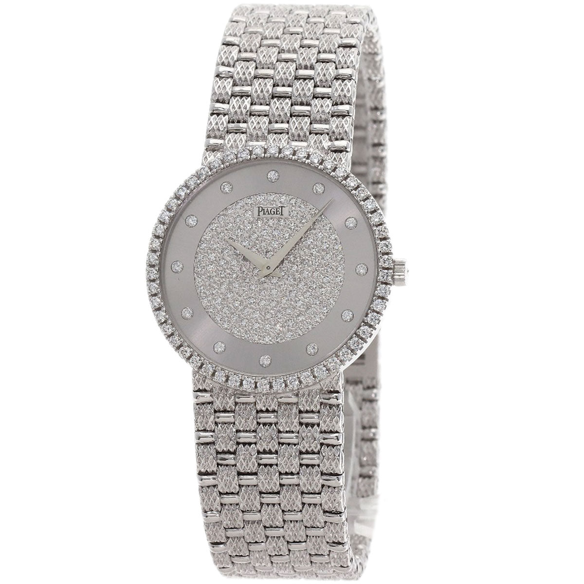 PIAGET Tradition 12P Diamond Watches 9066D23 K18 White Gold/K18 White Gold mens