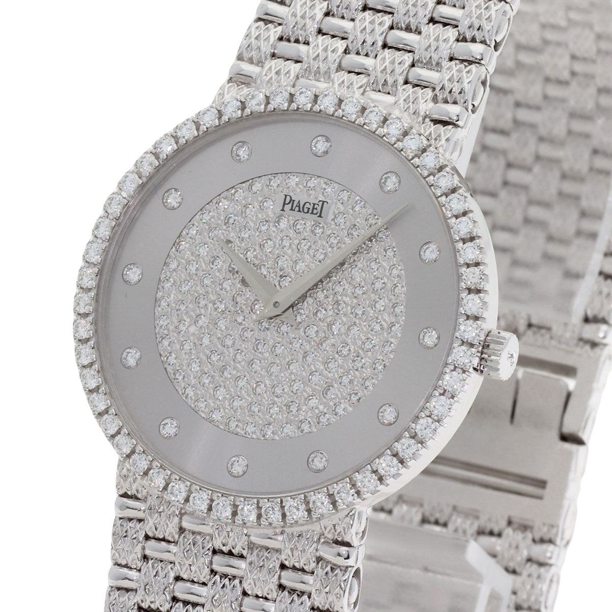 PIAGET Tradition 12P Diamond Watches 9066D23 K18 White Gold/K18 White Gold mens