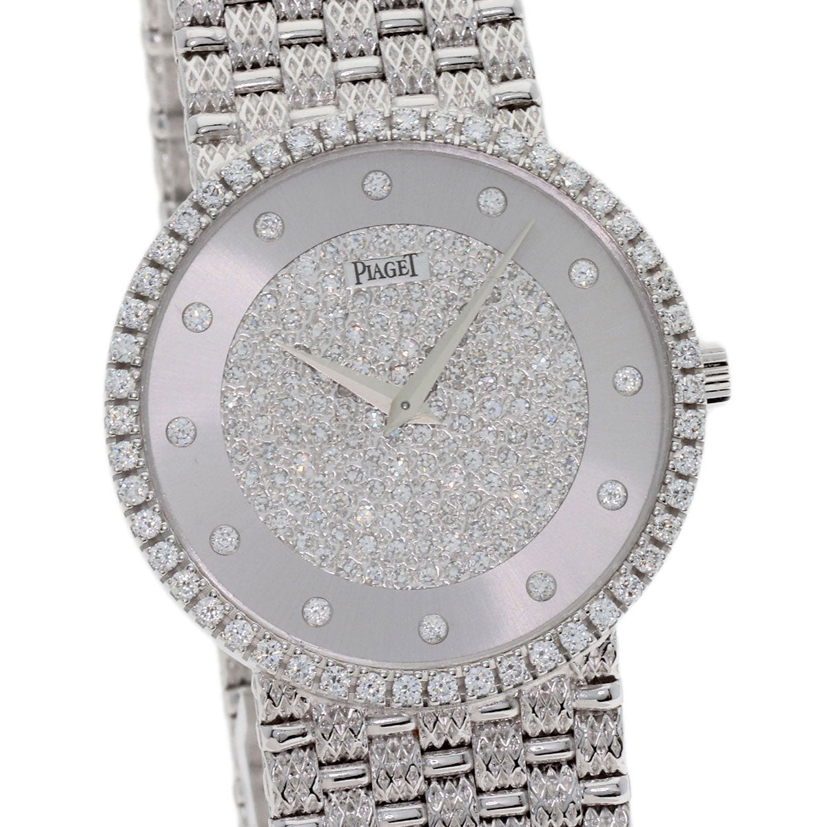 PIAGET Tradition 12P Diamond Watches 9066D23 K18 White Gold/K18 White Gold mens