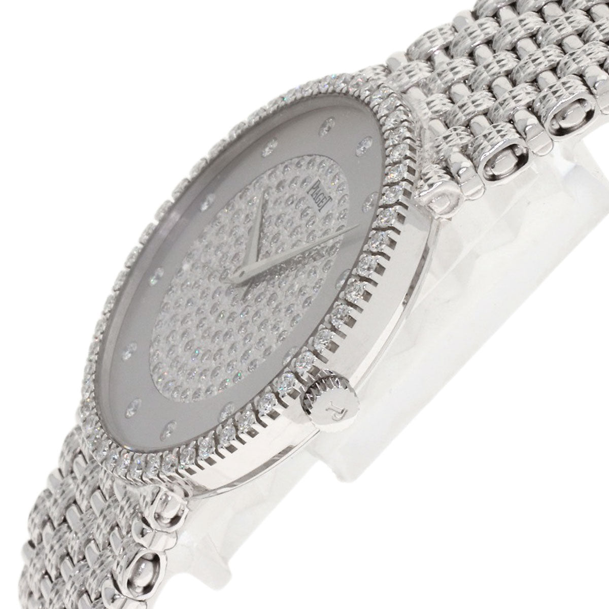 PIAGET Tradition 12P Diamond Watches 9066D23 K18 White Gold/K18 White Gold mens