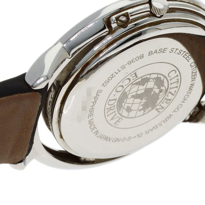 CITIZEN 5P Diamond Watches B036-S112052 Stainless Steel/Leather Ladies