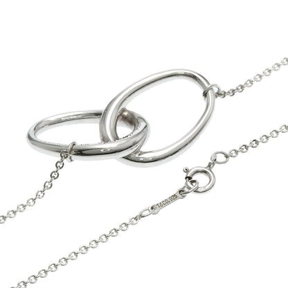 TIFFANY&Co. Double loop Necklace Silver Ladies [Used]