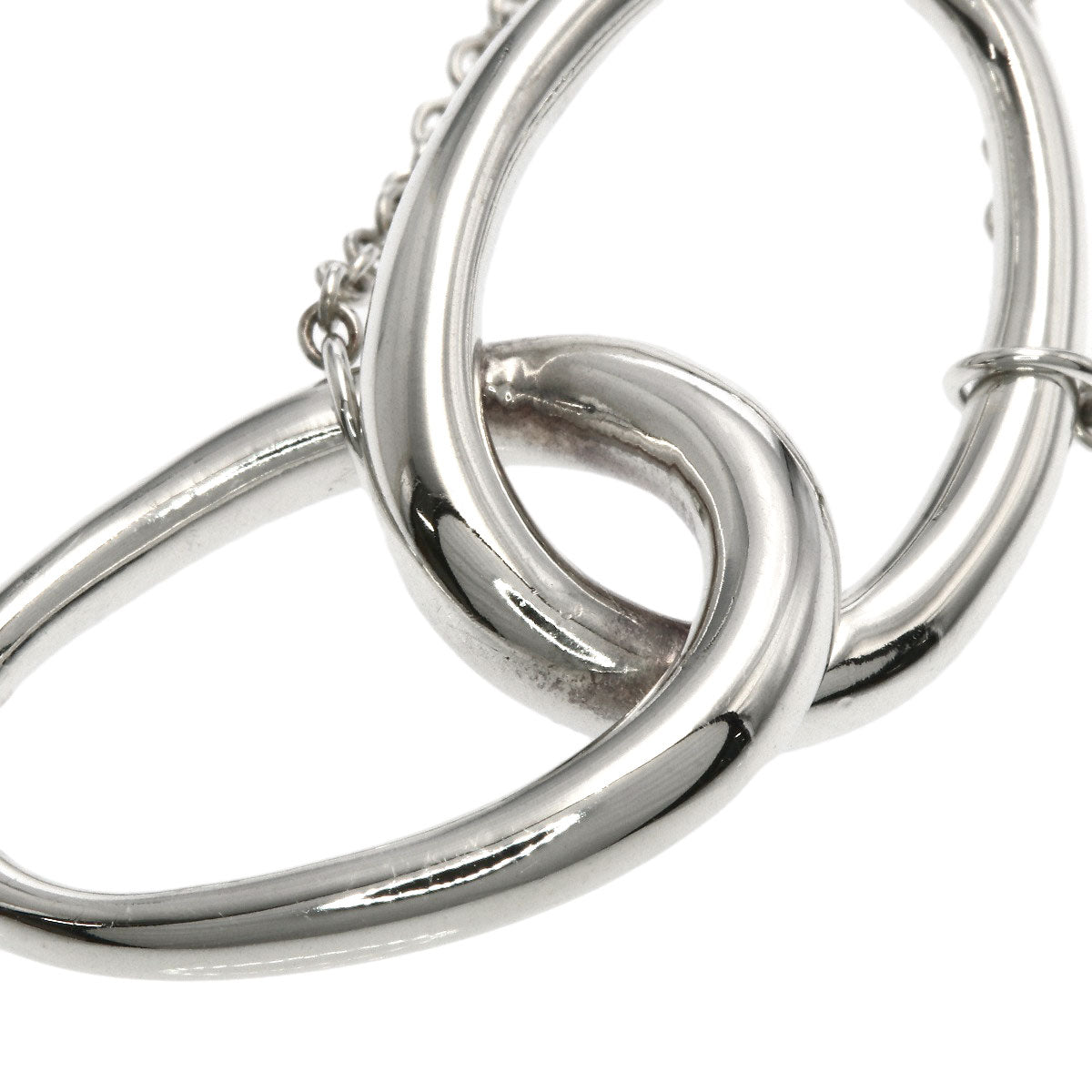 TIFFANY&Co. Double loop Necklace Silver Ladies [Used]