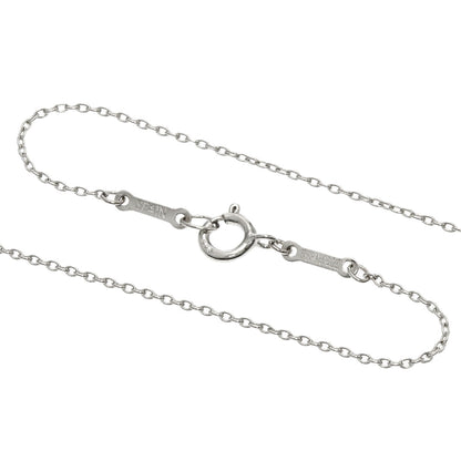 TIFFANY&Co. Open heart Necklace Silver Ladies [Used]