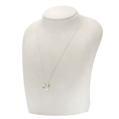 TIFFANY&Co. Open heart Necklace Silver Ladies [Used]