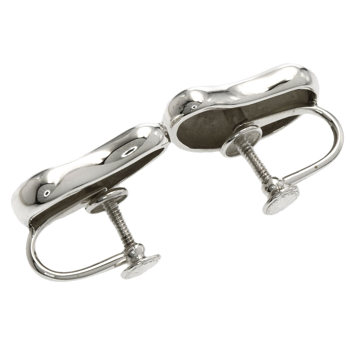 TIFFANY&Co. Bean Earring Silver Ladies [Used]