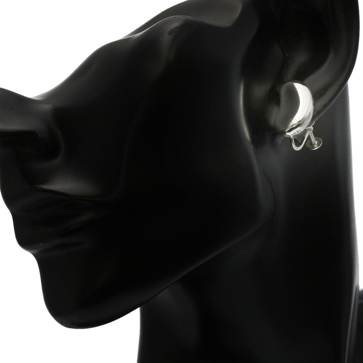 TIFFANY&Co. Bean Earring Silver Ladies [Used]
