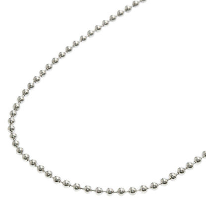 TIFFANY&Co. Ball Chain 34.3" Necklace Silver Ladies [Used]