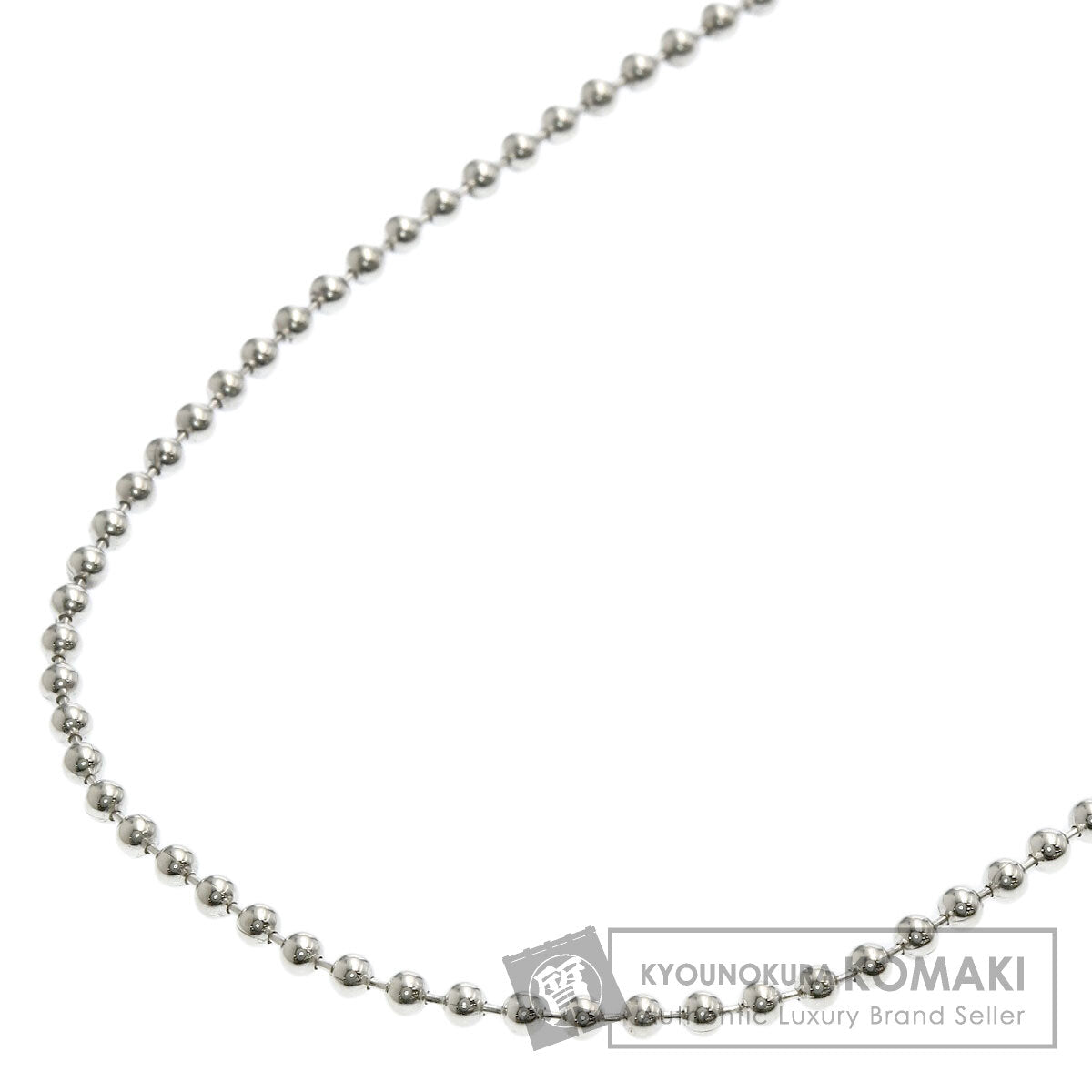 TIFFANY&Co. Ball Chain 34.3" Necklace Silver Ladies [Used]