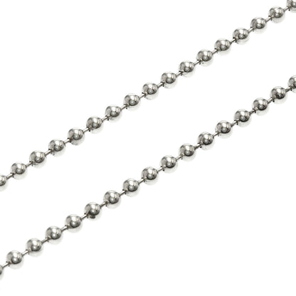 TIFFANY&Co. Ball Chain 34.3" Necklace Silver Ladies [Used]