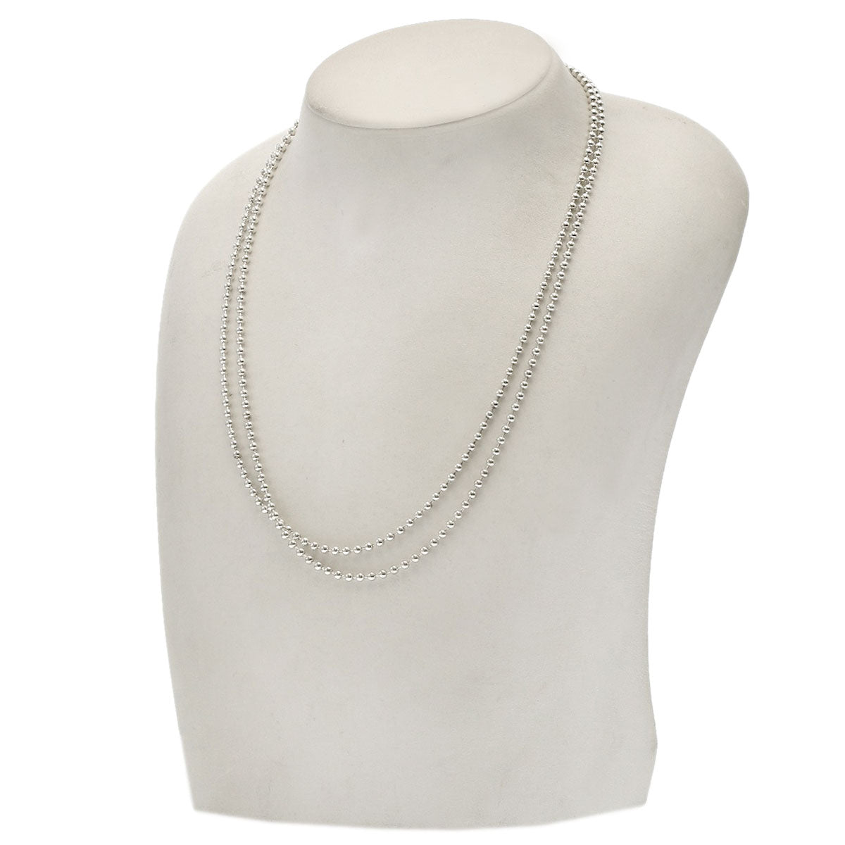 TIFFANY&Co. Ball Chain 34.3" Necklace Silver Ladies [Used]