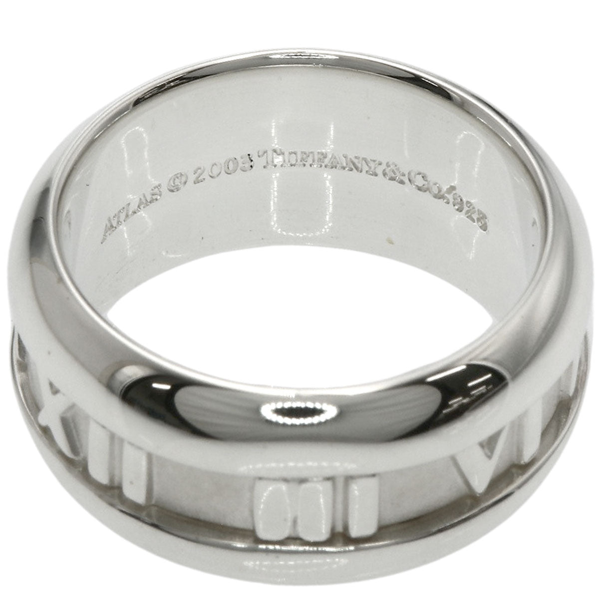 TIFFANY&Co. Atlas Ring Silver Ladies [Used]