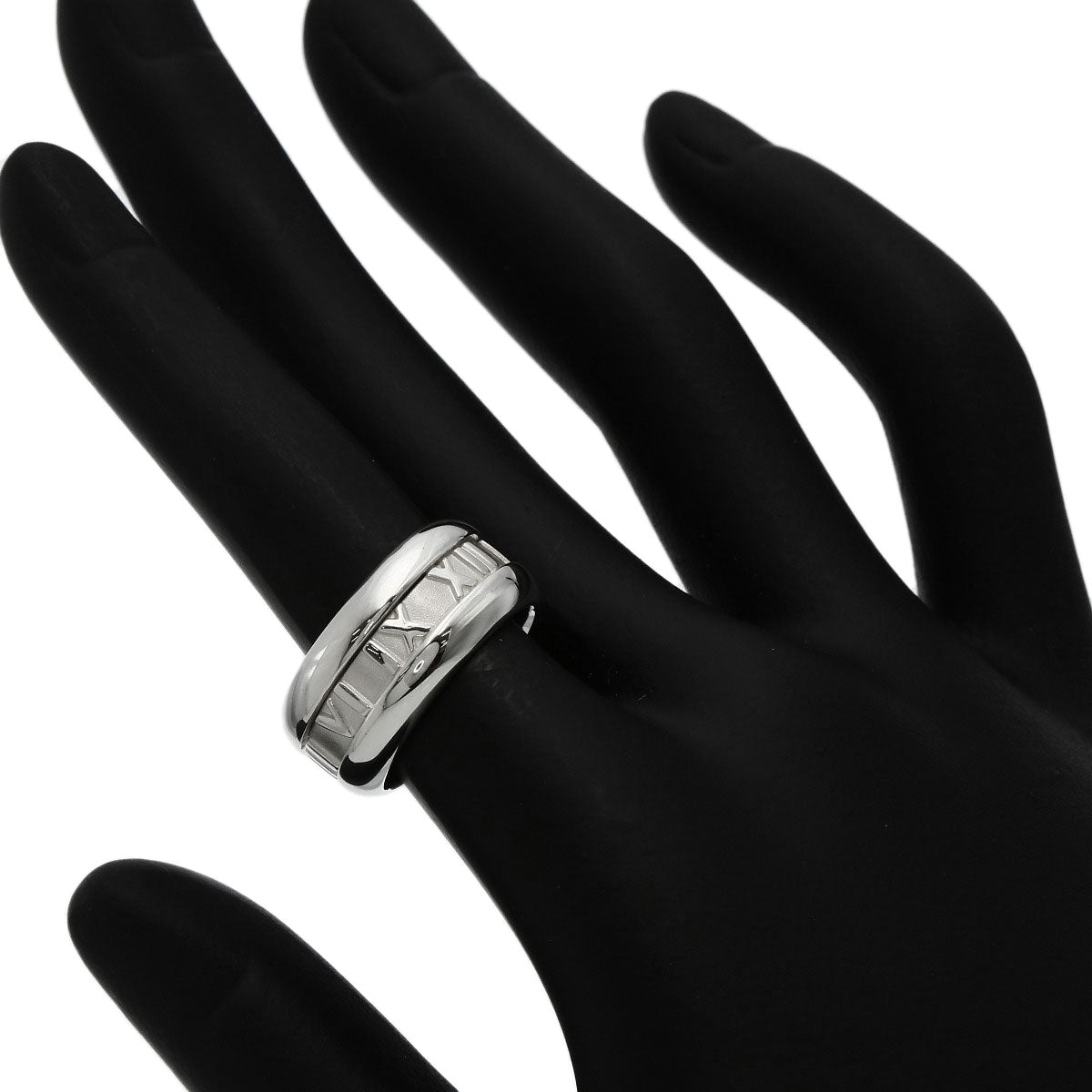TIFFANY&Co. Atlas Ring Silver Ladies [Used]
