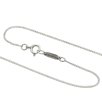 TIFFANY&Co. Heart ribbon Necklace Silver 18K Yellow GoldLadies [Used]
