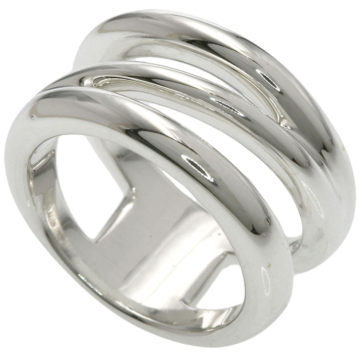 TIFFANY&Co. Diagonal Ring Silver Ladies [Used]